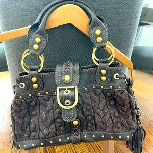 Rafe Sweater Brown Handbag